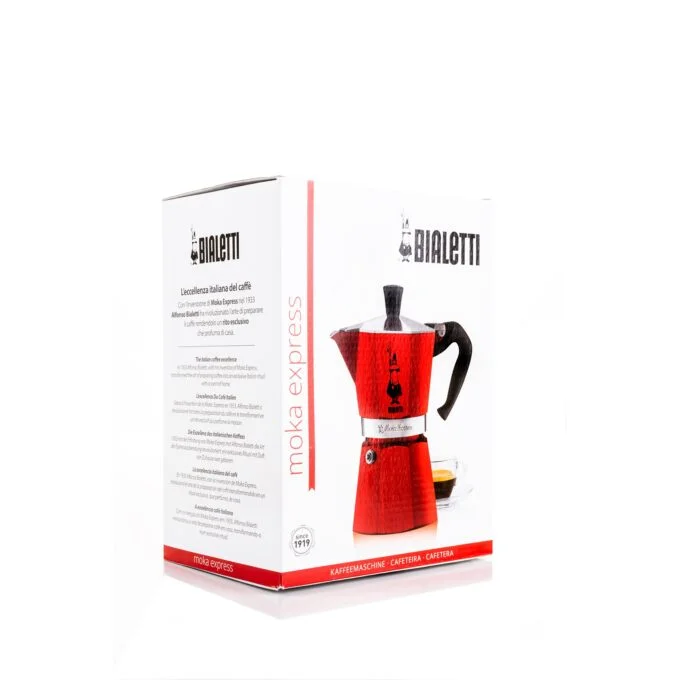 Moka Bialetti Red 6 kopjes